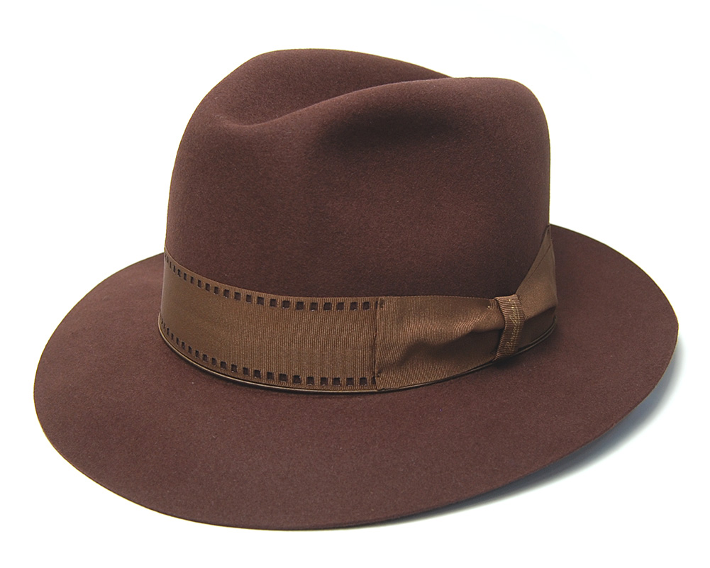ボルサリーノ ラビットファーフェルト中折れ帽 THE BOGART