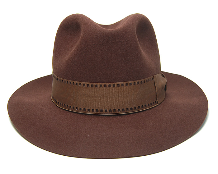 ボルサリーノ ラビットファーフェルト中折れ帽 THE BOGART 前画像