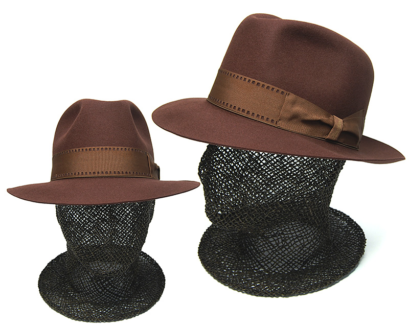 ボルサリーノ ラビットファーフェルト中折れ帽 THE BOGART 着用イメージ