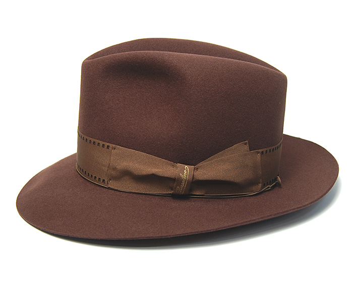ボルサリーノ ラビットファーフェルト中折れ帽 THE BOGART 横画像