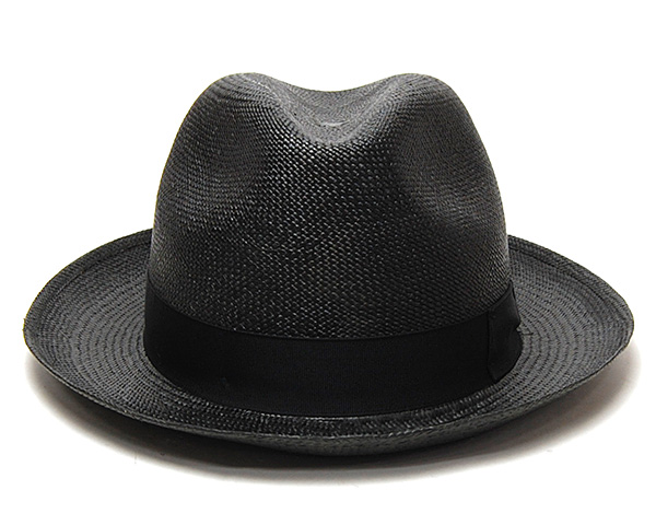 Borsalino ボルサリーノ ハット 58cm グレーx黒