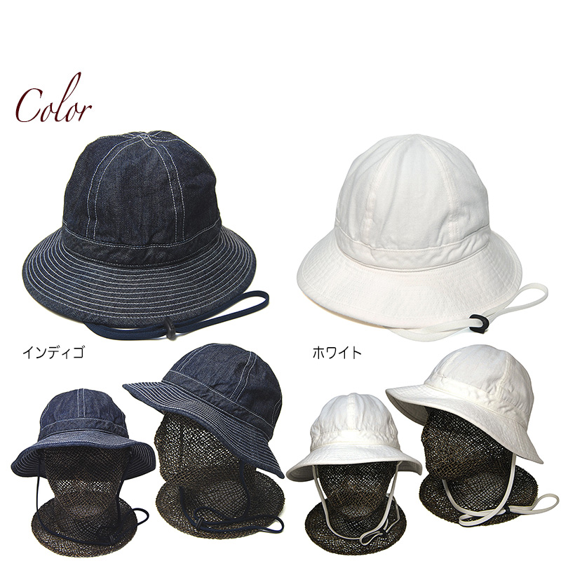 cableami(ケーブルアミ) デニムメトロハット 10oz Denim Metro Hat 春