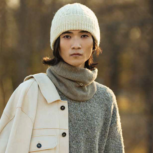 chisaki(チサキ) ニットターバン＆ネックウォーマー nuum ニット帽