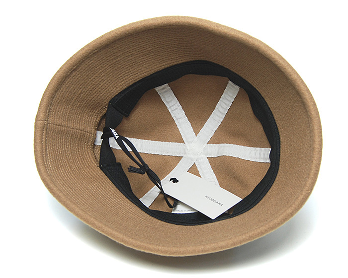 HICOSAKA ヒコサカ メルトンセーラーハット 裏面