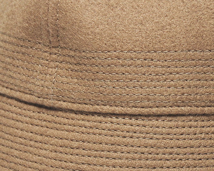 HICOSAKA ヒコサカ メルトンセーラーハット 素材感