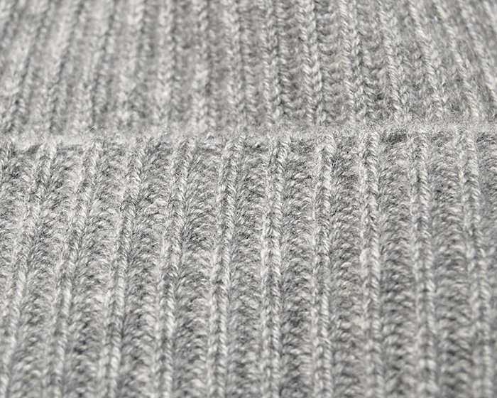 ジョンストンズ カシミアニット帽 素材感