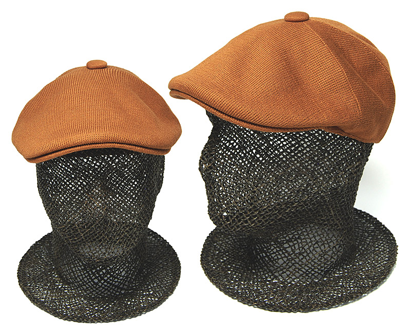 KANGOL カンゴール バンブーハンチング BAMBOO Panel 575 ラスティックキャメル着用イメージ