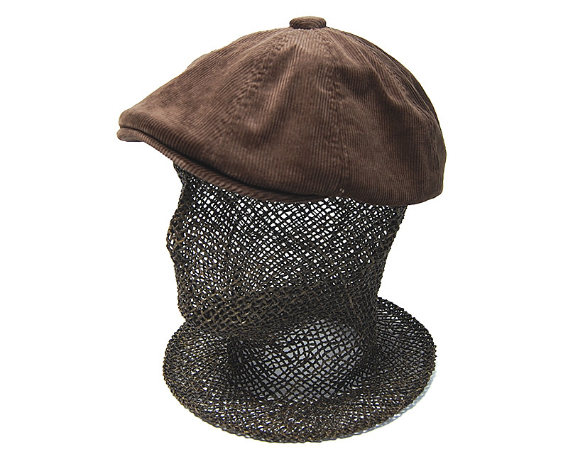KANGOL CORD HAWKER ブラウン 着用イメージ
