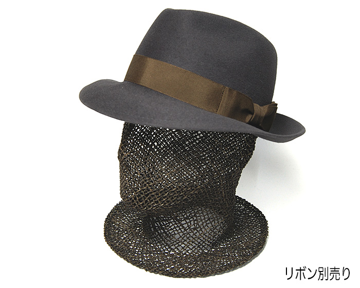 DRAGON HAT(ドラゴンハット) ファーフエルト中折れ帽 メンズ