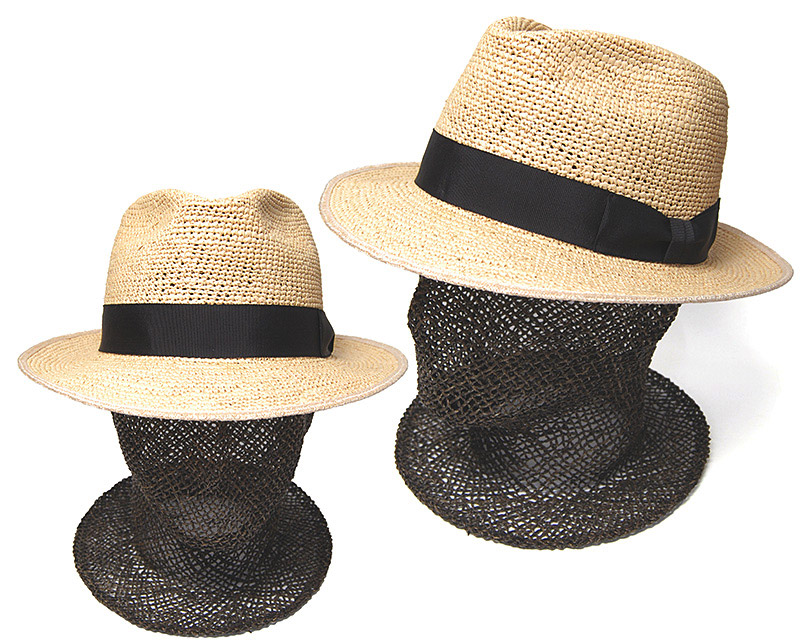 Dragon Hat(ドラゴンハット) パナマ細編み中折れ帽 ハット パナマ帽