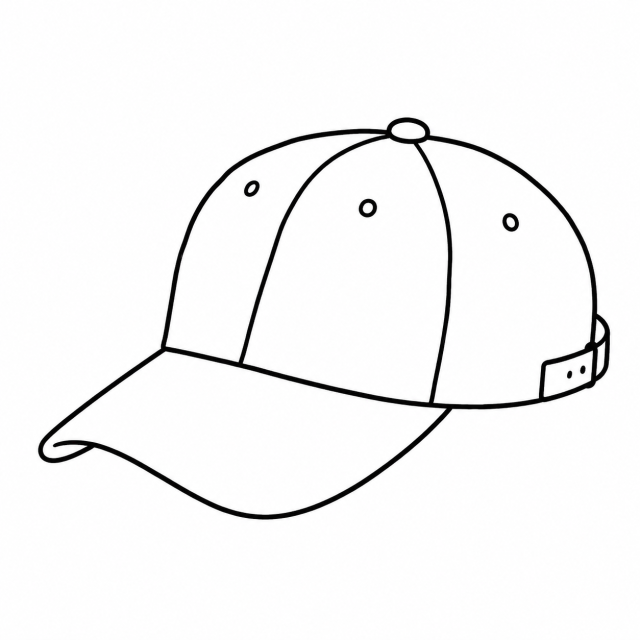ベースボールキャップのイラスト