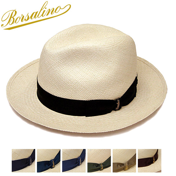 イタリア製”Borsalino(ボルサリーノ)”パナマ中折れ帽(140228)