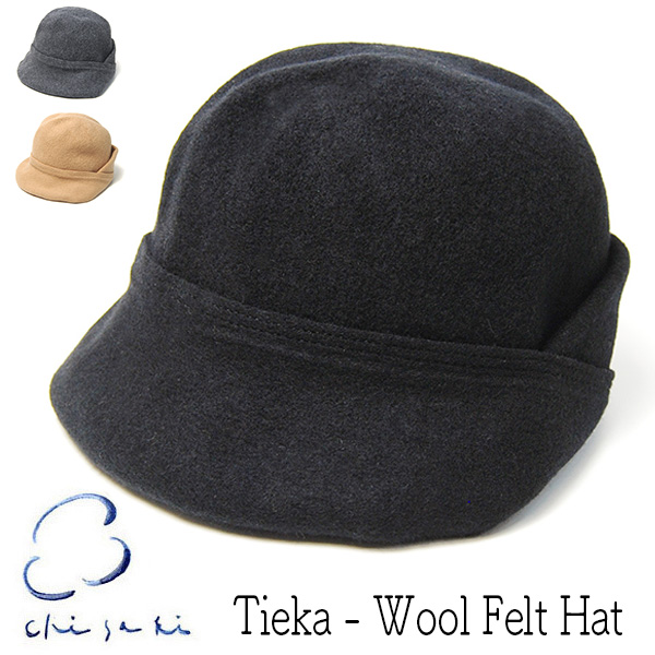 chisaki チサキ ウールハット Tieka