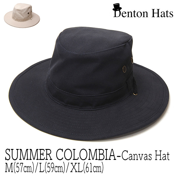 イギリス”DENTON HATS(デントン)” キャンバスハット[SUMMER COLOMBIA]
