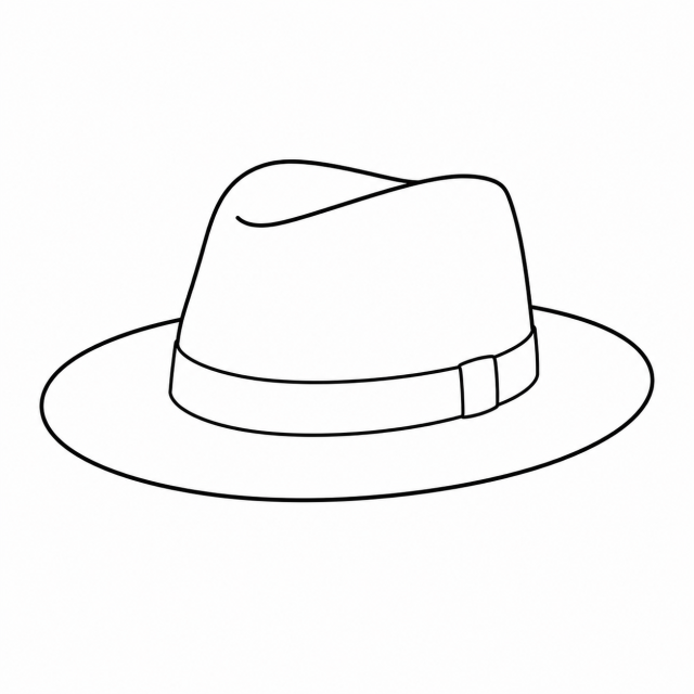 ハットのイラスト