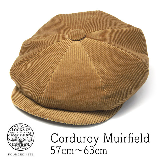 Lock&Co.Hatters ジェームスロック コーデュロイ8枚はぎハンチング MUIRFIELD