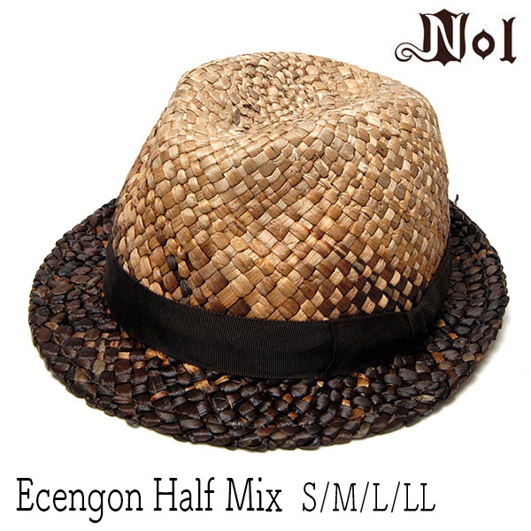 NOL(ノル)ストロー中折れ帽 ECENGONHALFMIX