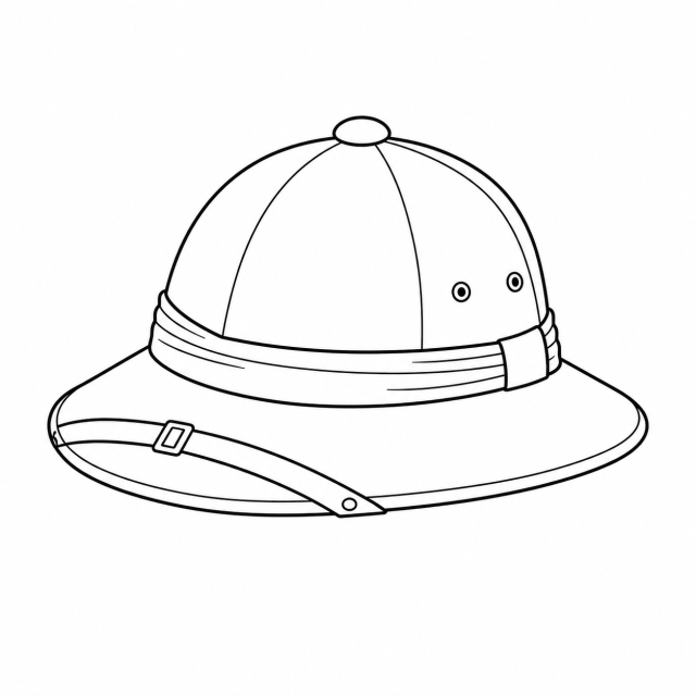 ピスヘルメットのイラスト