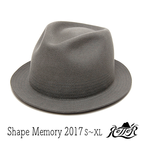 Retter(レッター)フォルダブルフエルト中折れ帽(SHAPEMEMORY2017)