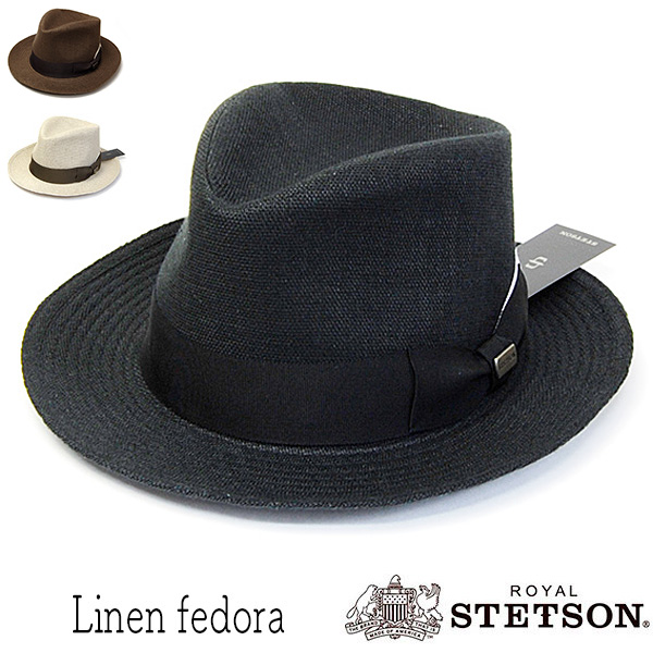 ROYAL STETSON(ステットソン)リネン中折れ帽SE078