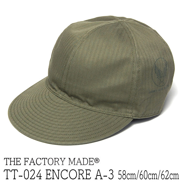 THE FACTORY MADE ザファクトリーメイド メカニックキャップ TT-024 ENCORE A-3