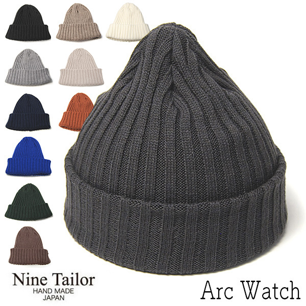 NINE TAILOR(ナインテイラー) リブニットキャップ Arch Watch