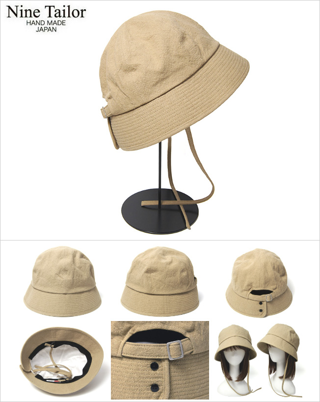 NINE TAILOR(ナインテイラー) コットンリネンハット Horstii Hat