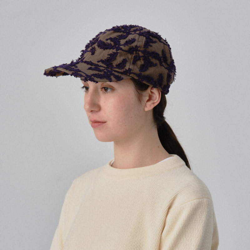 NINE TAILOR(ナインテイラー) エンブロイダリーキャップ Wabiske Cap