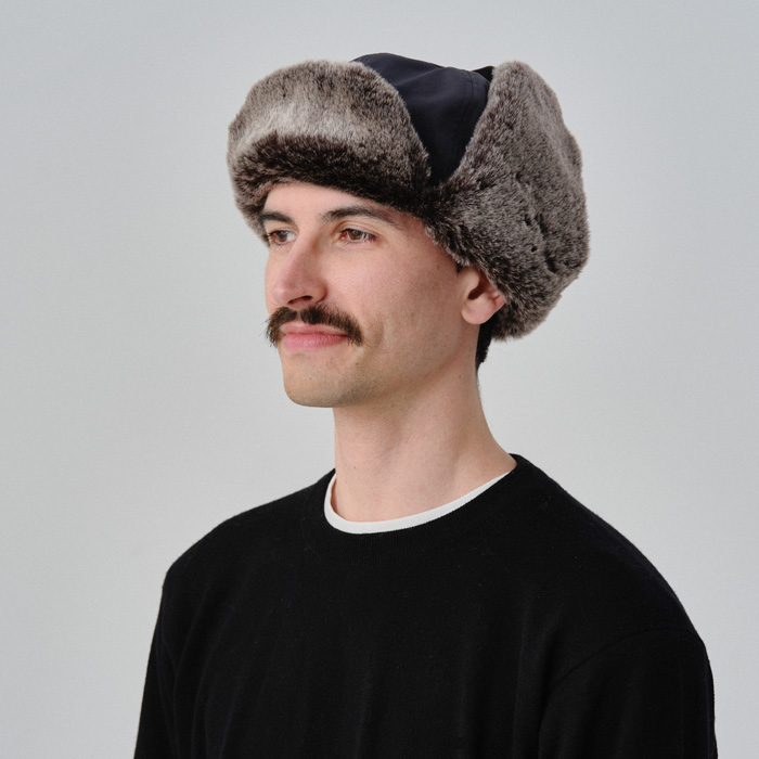 NINE TAILOR(ナインテイラー) ファー付き飛行帽 Dill Cap メンズ ユニ