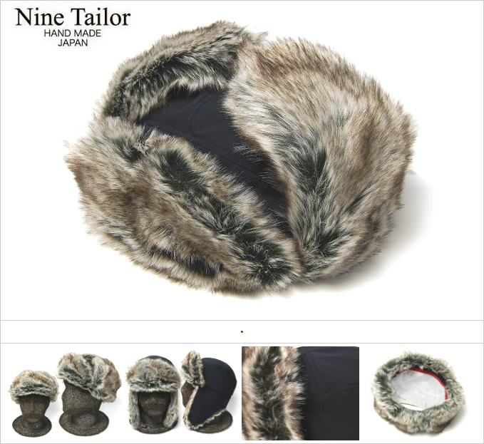 NINE TAILOR(ナインテイラー) ファー付き飛行帽 Sog Cap メンズ