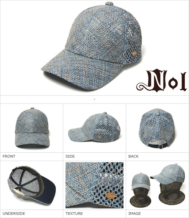 きゃめるさん専用 Nol(ノル) リネンメッシュキャップ 麻和紙キャップ メンズ