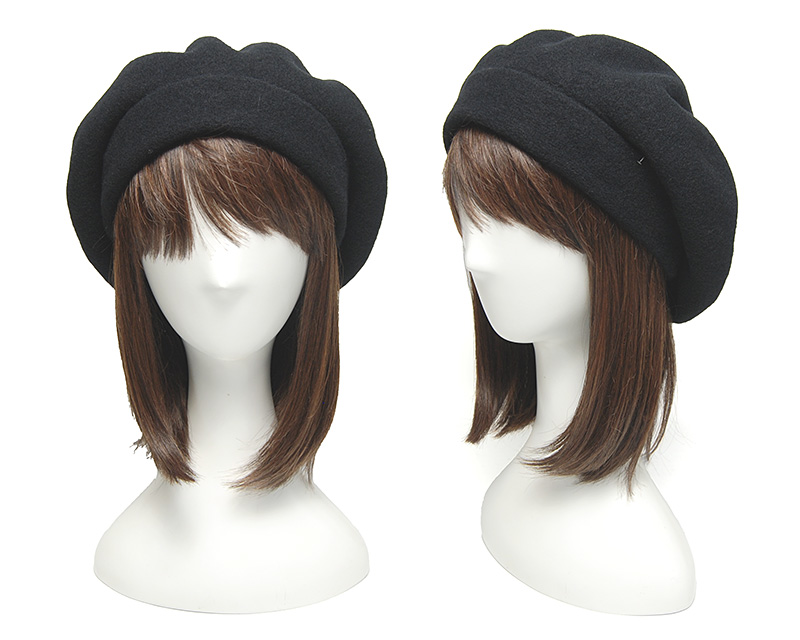 pcnq パークニック ウールベレー帽 manoca マノカ 着用イメージ3