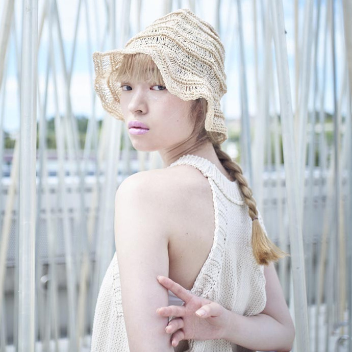 pcnq(パークニック)麦わら帽子 ポイント8倍】 p cnq(パークニック) ラフィア細編みハット