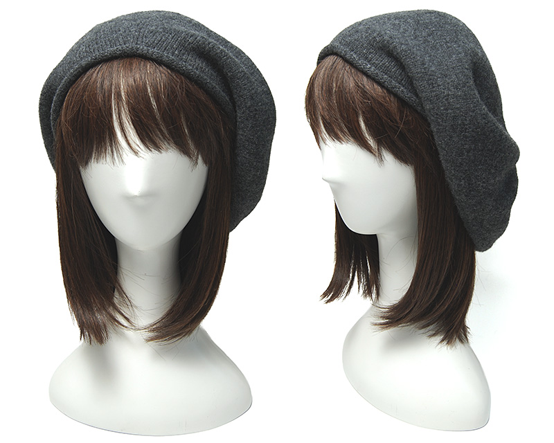Retter レッター ウールベレー帽 IasonBeretMega 女性着用イメージ