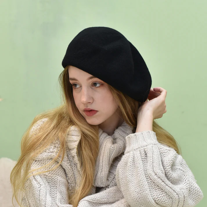 Retter レッター ウールベレー帽 IasonBeretMega モデルイメージ