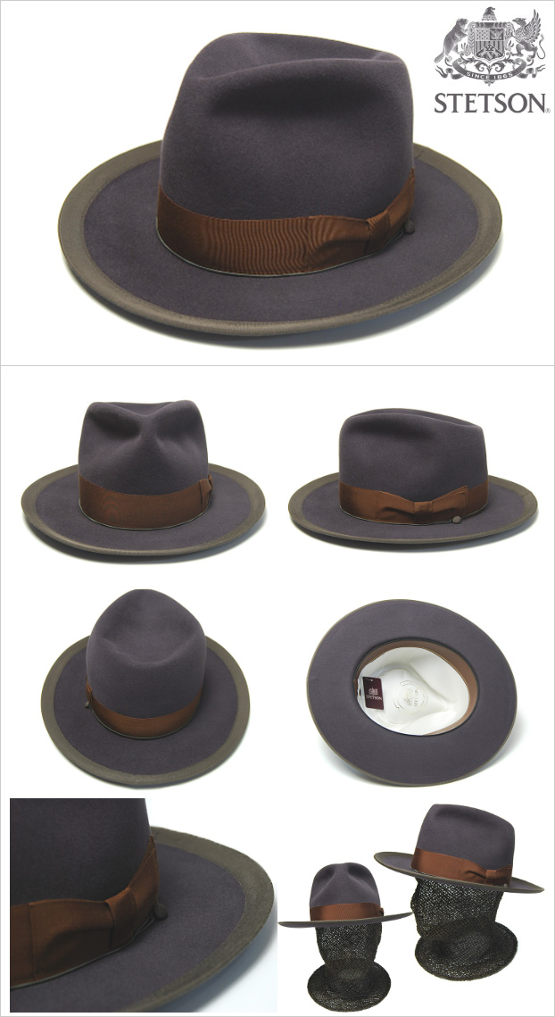STETSON(ステットソン) ファーフエルト中折れ帽 ハット メンズ 秋冬