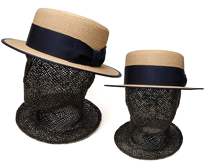 アウトレットS ”STETSON(ステットソン)” ラフィアブレードカンカン帽 [SE435 ハット] [大きいサイズの帽子アリ]【コンビニ受取対応】  (kaw-sts-se435)