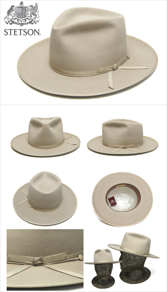 STETSON(ステットソン) ファーフエルト中折れ帽 STRATOLINER ストラト
