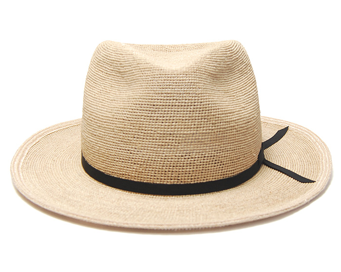 STETSON ステットソン 透かし編み ストローハット STETSON (ステットソン) 細編みラフィア中折れ帽 SE895 メンズ 春夏