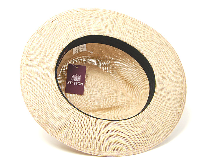 STETSON ステットソン 透かし編み ストローハット STETSON (ステットソン) 細編みラフィア中折れ帽 SE895 メンズ 春夏