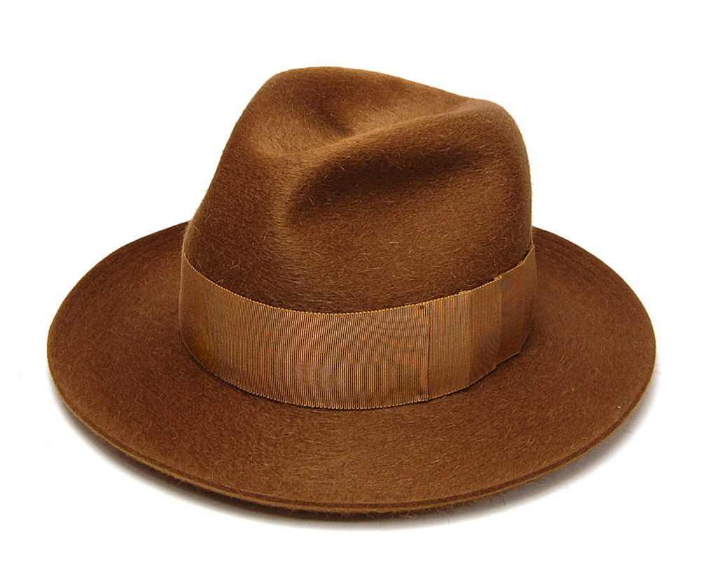 アメリカ”STETSON CLASSIC(ステットソン)”キャメルミックス中折れ帽