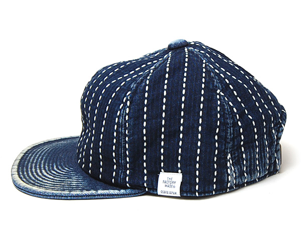The Factory Made ザファクトリーメイド デニムキャップ 刺し子 Cap メンズ 春夏秋冬 オールシーズン Kaw Tfm Et537