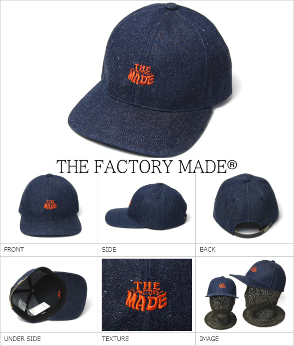 THE FACTORY MADE(ザファクトリーメイド)” デニムキャップ NEP