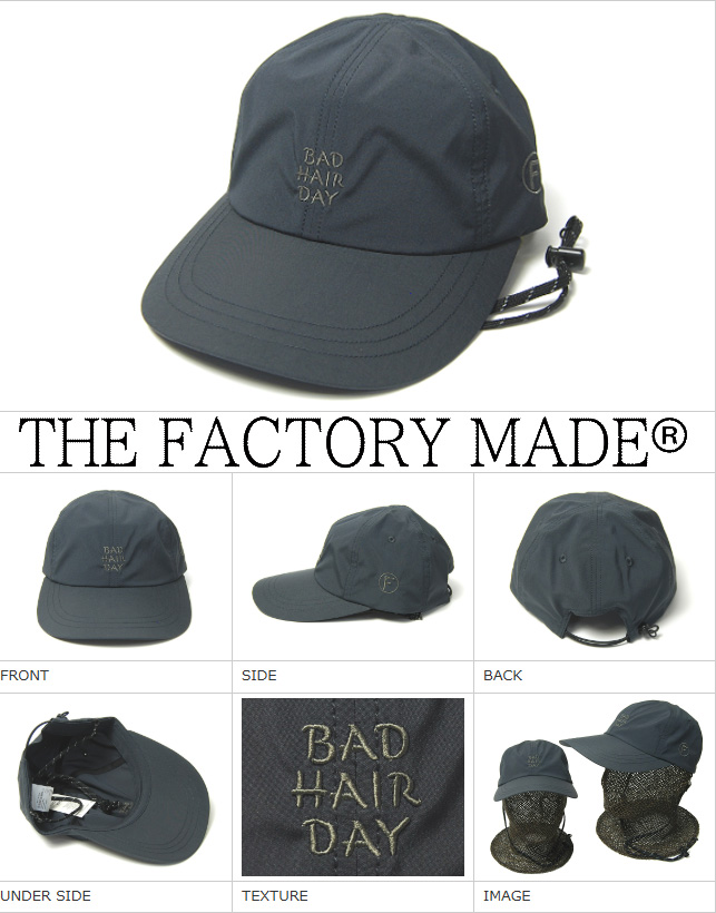 TFW キャップ THE FACTORY MADE(ザファクトリーメイド) 長つばキャップ 37.5