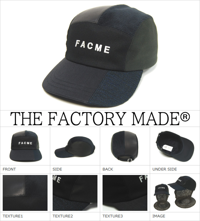 THE FACTORY MADE(ザファクトリーメイド) パッチワークキャップ