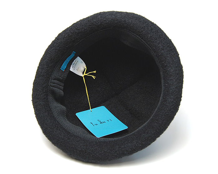 tuduri(つづり) ウールハット 飲茶ハット ソリッド レディース 秋冬